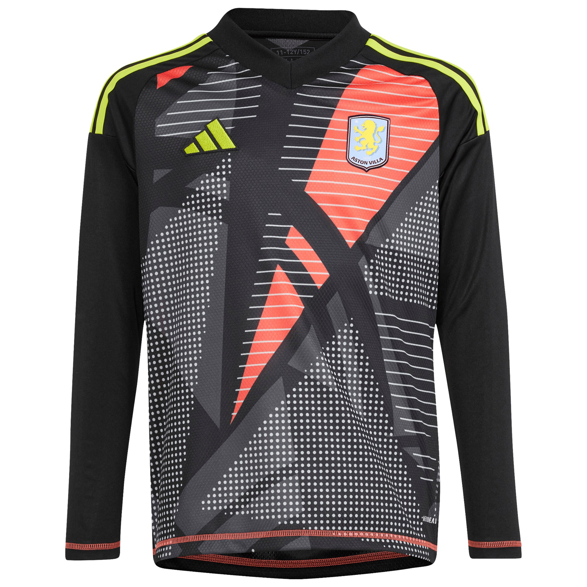 aston villa wsl adidas goalkeeper shirt 2024-25 – long sleeve – kids with talbert 26 printing Collection | Official Aston Villa FC Gear Online