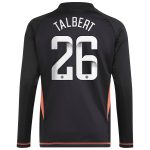 aston villa wsl adidas goalkeeper shirt 2024-25 – long sleeve – kids with talbert 26 printing Collection | Official Aston Villa FC Gear Online