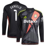 aston villa wsl adidas goalkeeper shirt 2024-25 – long sleeve with d8217angelo 1 printing Collection | Official Aston Villa FC Gear Online