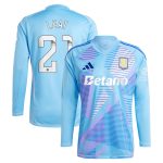aston villa wsl adidas goalkeeper shirt 2024-25 – long sleeve with leat 21 printing – 202030996 Collection | Official Aston Villa FC Gear Online