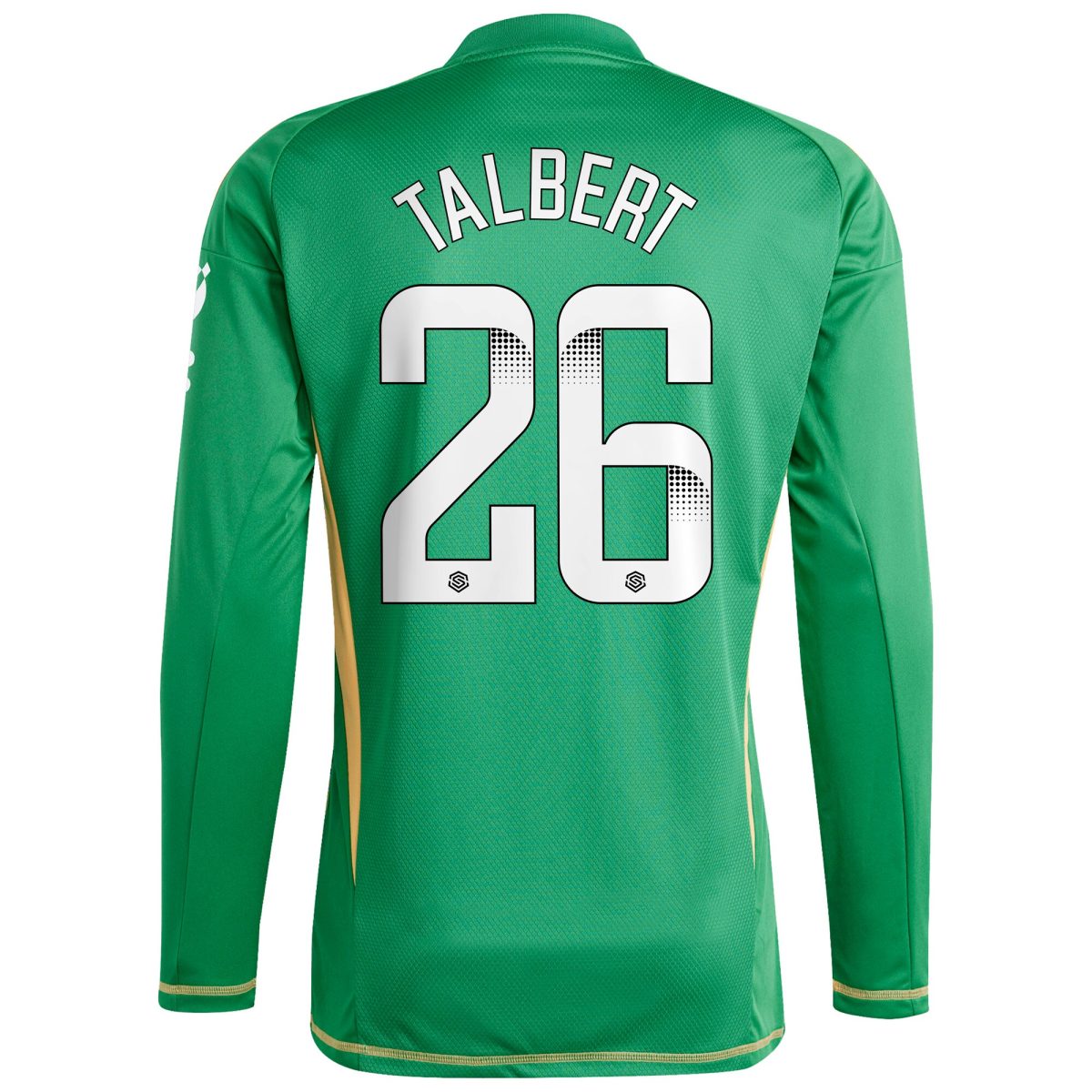 aston villa wsl adidas goalkeeper shirt 2024-25 – long sleeve with talbert 26 printing 202849399 Collection | Official Aston Villa FC Gear Online