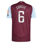 aston villa wsl adidas home authentic shirt 2024-25 with corsie 6 printing Collection | Official Aston Villa FC Gear Online
