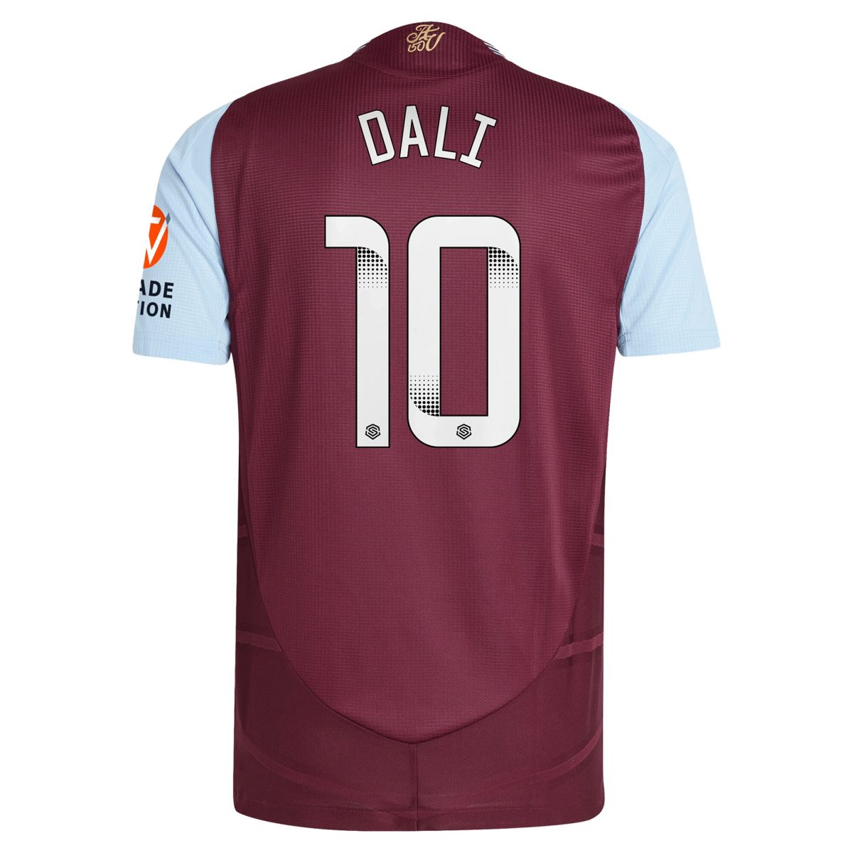 aston villa wsl adidas home authentic shirt 2024-25 with dali 10 printing Collection | Official Aston Villa FC Gear Online