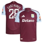 aston villa wsl adidas home authentic shirt 2024-25 with gabi nunes 28 printing Collection | Official Aston Villa FC Gear Online