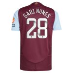 aston villa wsl adidas home authentic shirt 2024-25 with gabi nunes 28 printing Collection | Official Aston Villa FC Gear Online