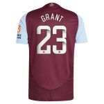 aston villa wsl adidas home authentic shirt 2024-25 with grant 23 printing Collection | Official Aston Villa FC Gear Online