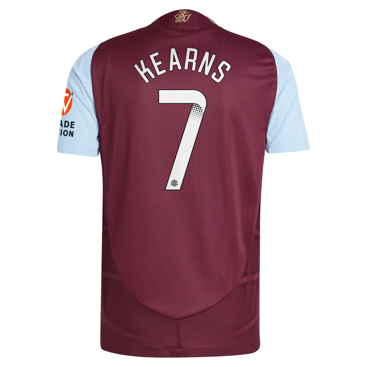 aston villa wsl adidas home authentic shirt 2024-25 with kearns 7 printing Collection | Official Aston Villa FC Gear Online