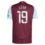 aston villa wsl adidas home authentic shirt 2024-25 with leon 19 printing Collection | Official Aston Villa FC Gear Online