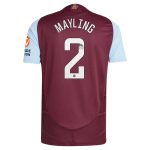 aston villa wsl adidas home authentic shirt 2024-25 with mayling 2 printing Collection | Official Aston Villa FC Gear Online