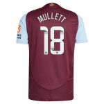 aston villa wsl adidas home authentic shirt 2024-25 with mullett 18 printing Collection | Official Aston Villa FC Gear Online