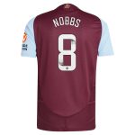 aston villa wsl adidas home authentic shirt 2024-25 with nobbs 8 printing Collection | Official Aston Villa FC Gear Online