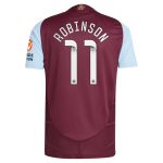 aston villa wsl adidas home authentic shirt 2024-25 with robinson 11 printing Collection | Official Aston Villa FC Gear Online