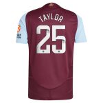 aston villa wsl adidas home authentic shirt 2024-25 with taylor 25 printing Collection | Official Aston Villa FC Gear Online