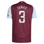 aston villa wsl adidas home authentic shirt 2024-25 with tomás 3 printing Collection | Official Aston Villa FC Gear Online