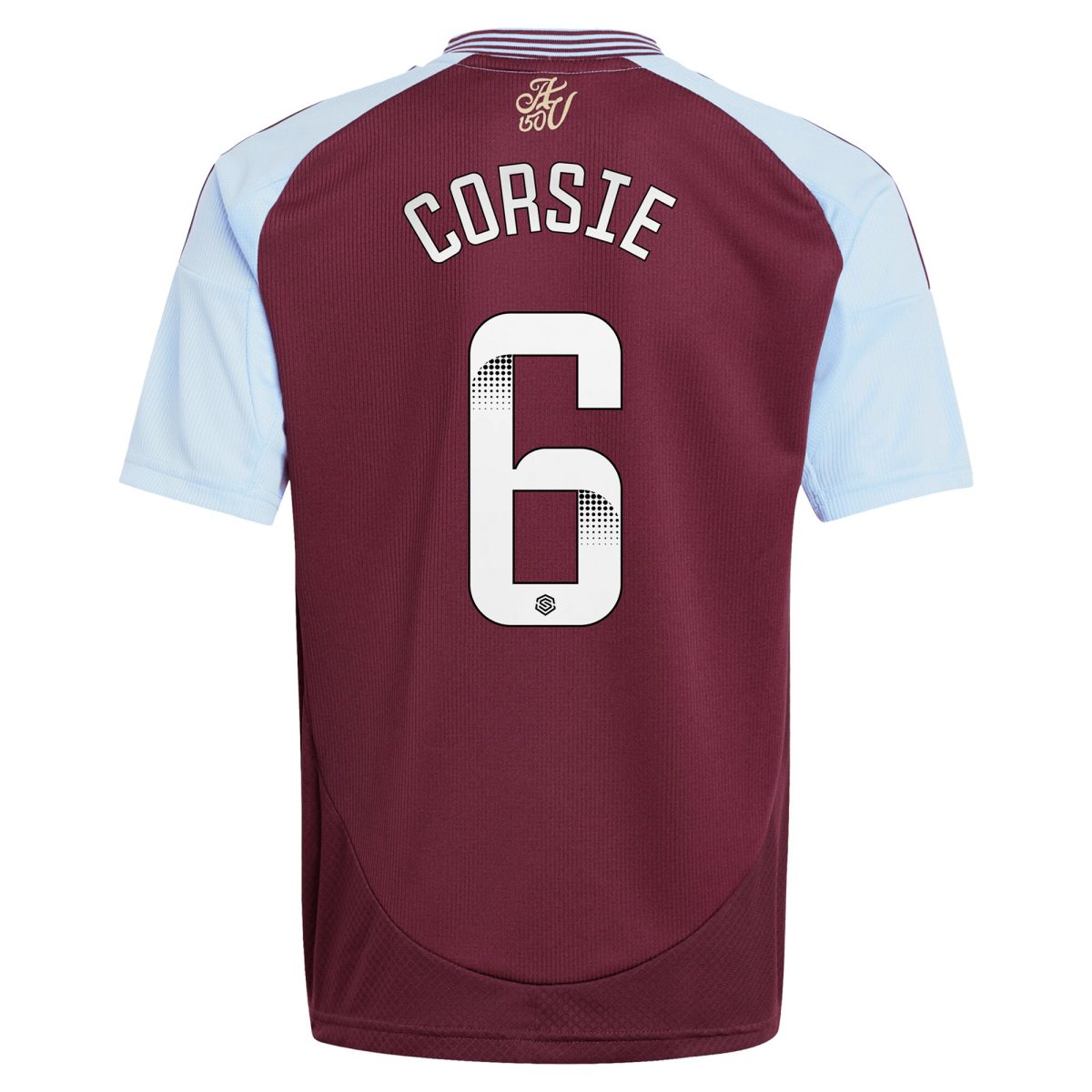 aston villa wsl adidas home shirt 2024-25 – kids with corsie 6 printing Collection | Official Aston Villa FC Gear Online