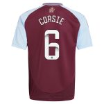 aston villa wsl adidas home shirt 2024-25 – kids with corsie 6 printing Collection | Official Aston Villa FC Gear Online