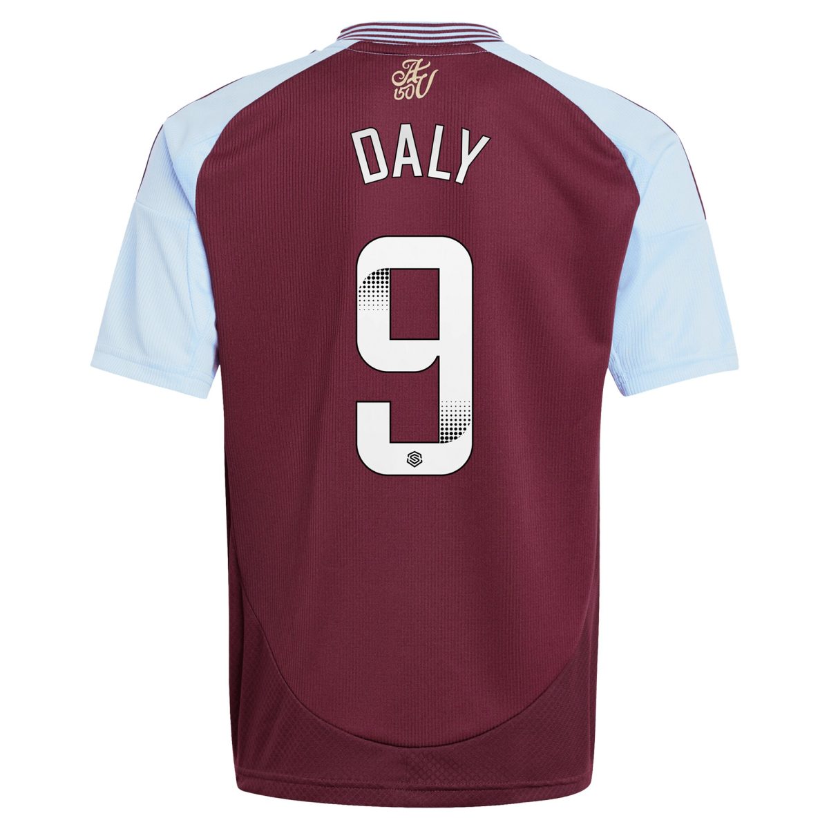 aston villa wsl adidas home shirt 2024-25 – kids with daly 9 printing Collection | Official Aston Villa FC Gear Online