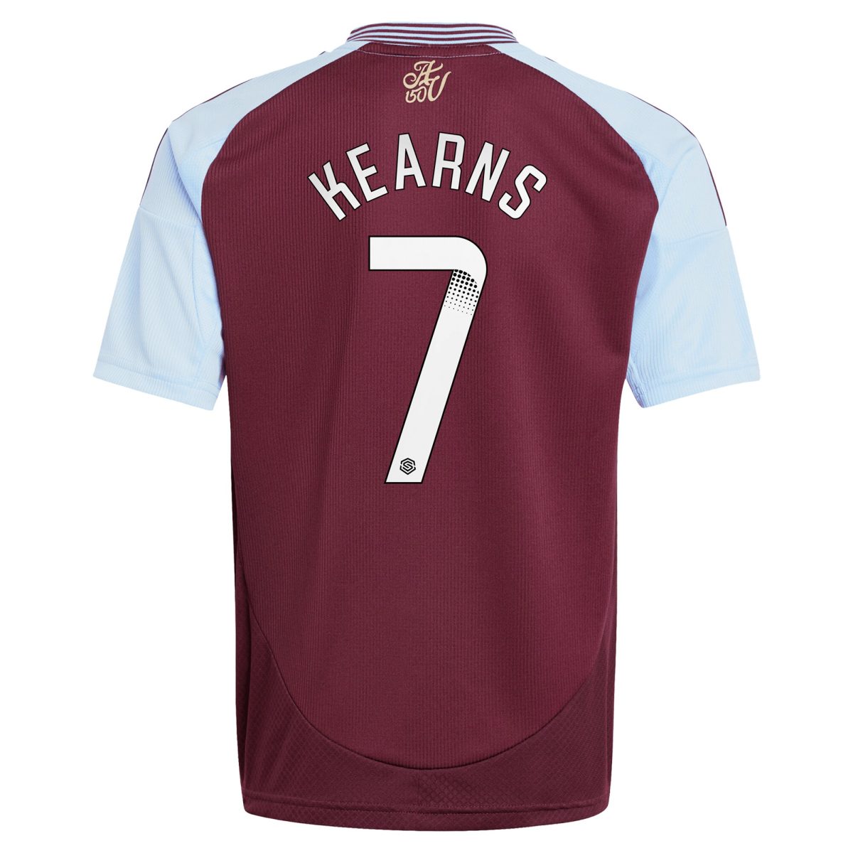 aston villa wsl adidas home shirt 2024-25 – kids with kearns 7 printing Collection | Official Aston Villa FC Gear Online
