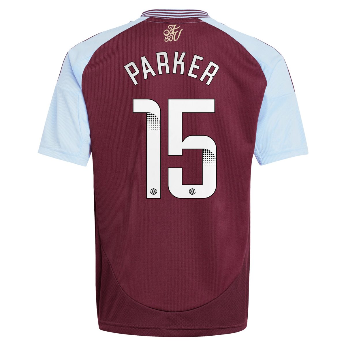 aston villa wsl adidas home shirt 2024-25 – kids with parker 15 printing Collection | Official Aston Villa FC Gear Online