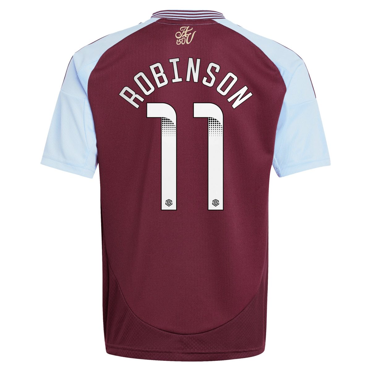 aston villa wsl adidas home shirt 2024-25 – kids with robinson 11 printing Collection | Official Aston Villa FC Gear Online