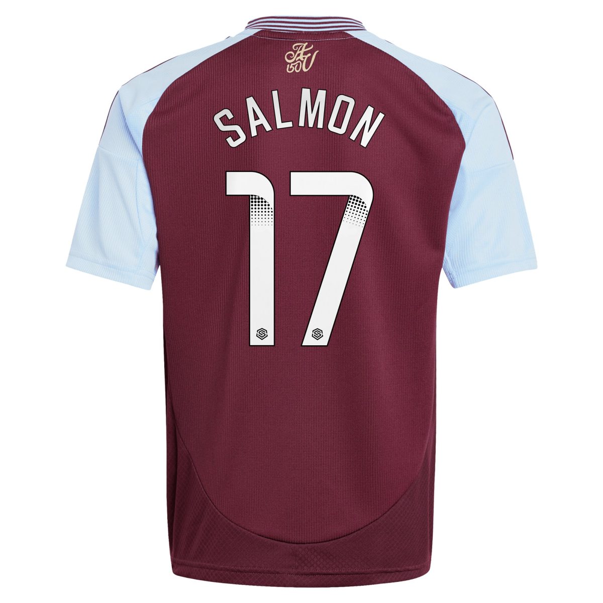aston villa wsl adidas home shirt 2024-25 – kids with salmon 17 printing Collection | Official Aston Villa FC Gear Online