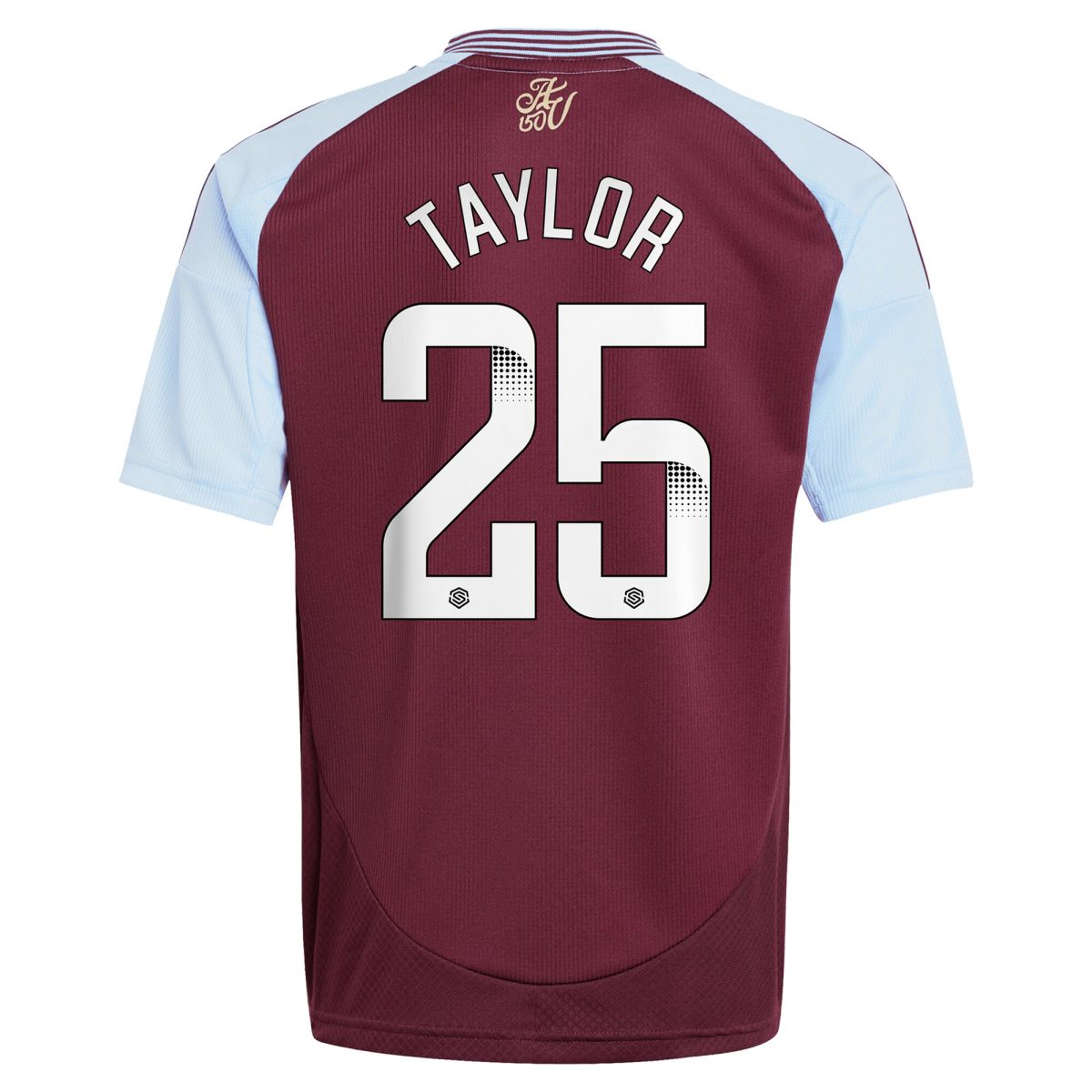 aston villa wsl adidas home shirt 2024-25 – kids with taylor 25 printing Collection | Official Aston Villa FC Gear Online