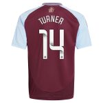 aston villa wsl adidas home shirt 2024-25 – kids with turner 14 printing Collection | Official Aston Villa FC Gear Online