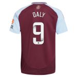 aston villa wsl adidas home shirt 2024-25 with daly 9 printing Collection | Official Aston Villa FC Gear Online