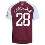 aston villa wsl adidas home shirt 2024-25 with gabi nunes 28 printing Collection | Official Aston Villa FC Gear Online