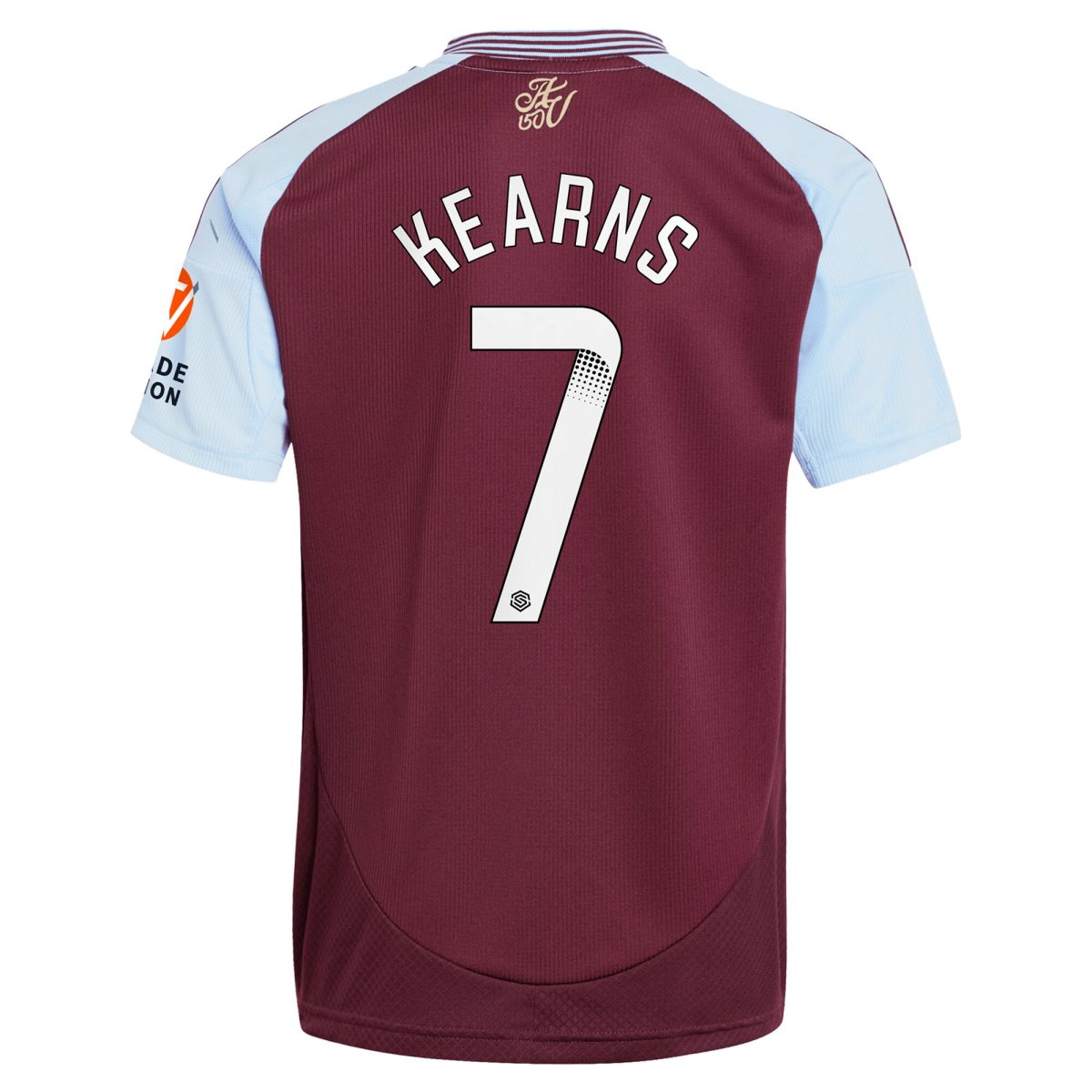 aston villa wsl adidas home shirt 2024-25 with kearns 7 printing Collection | Official Aston Villa FC Gear Online