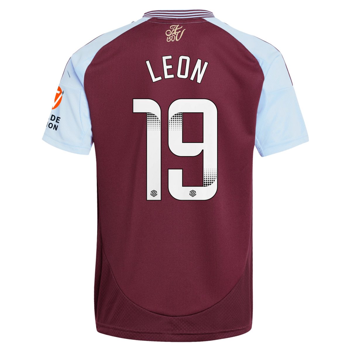 aston villa wsl adidas home shirt 2024-25 with leon 19 printing Collection | Official Aston Villa FC Gear Online