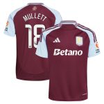 aston villa wsl adidas home shirt 2024-25 with mullett 18 printing Collection | Official Aston Villa FC Gear Online