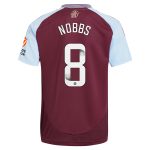 aston villa wsl adidas home shirt 2024-25 with nobbs 8 printing Collection | Official Aston Villa FC Gear Online