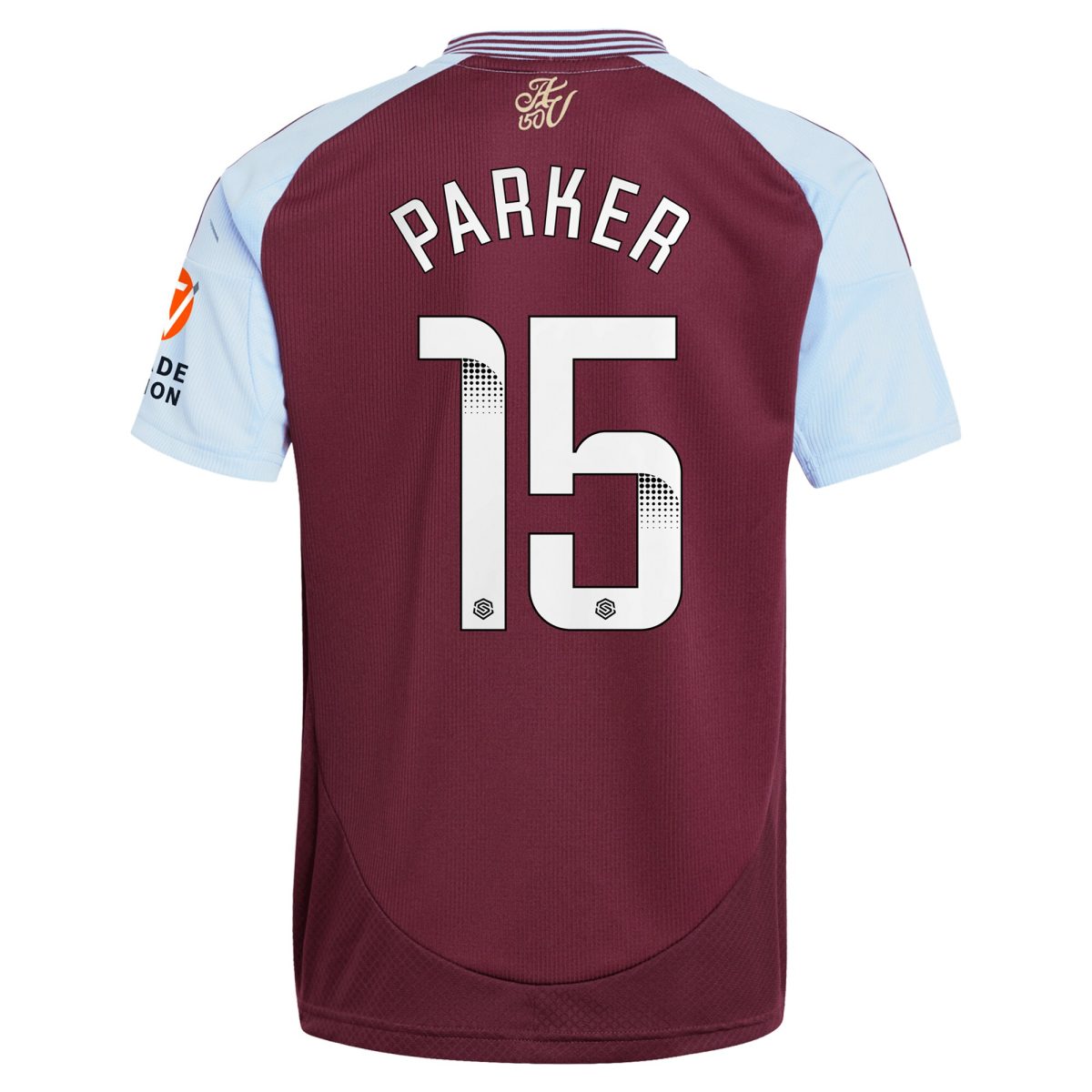 aston villa wsl adidas home shirt 2024-25 with parker 15 printing Collection | Official Aston Villa FC Gear Online