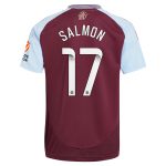 aston villa wsl adidas home shirt 2024-25 with salmon 17 printing Collection | Official Aston Villa FC Gear Online