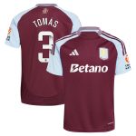 aston villa wsl adidas home shirt 2024-25 with tomás 3 printing Collection | Official Aston Villa FC Gear Online