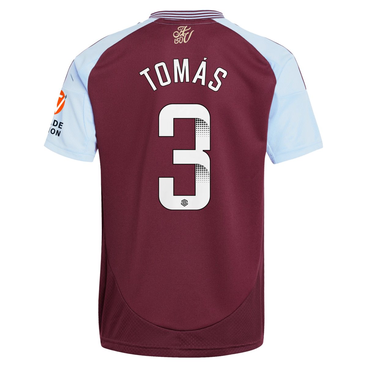aston villa wsl adidas home shirt 2024-25 with tomás 3 printing Collection | Official Aston Villa FC Gear Online
