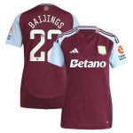 aston villa wsl adidas home shirt 2024-25 – womens with baijings 22 printing Collection | Official Aston Villa FC Gear Online