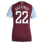 aston villa wsl adidas home shirt 2024-25 – womens with baijings 22 printing Collection | Official Aston Villa FC Gear Online