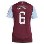 aston villa wsl adidas home shirt 2024-25 – womens with corsie 6 printing Collection | Official Aston Villa FC Gear Online