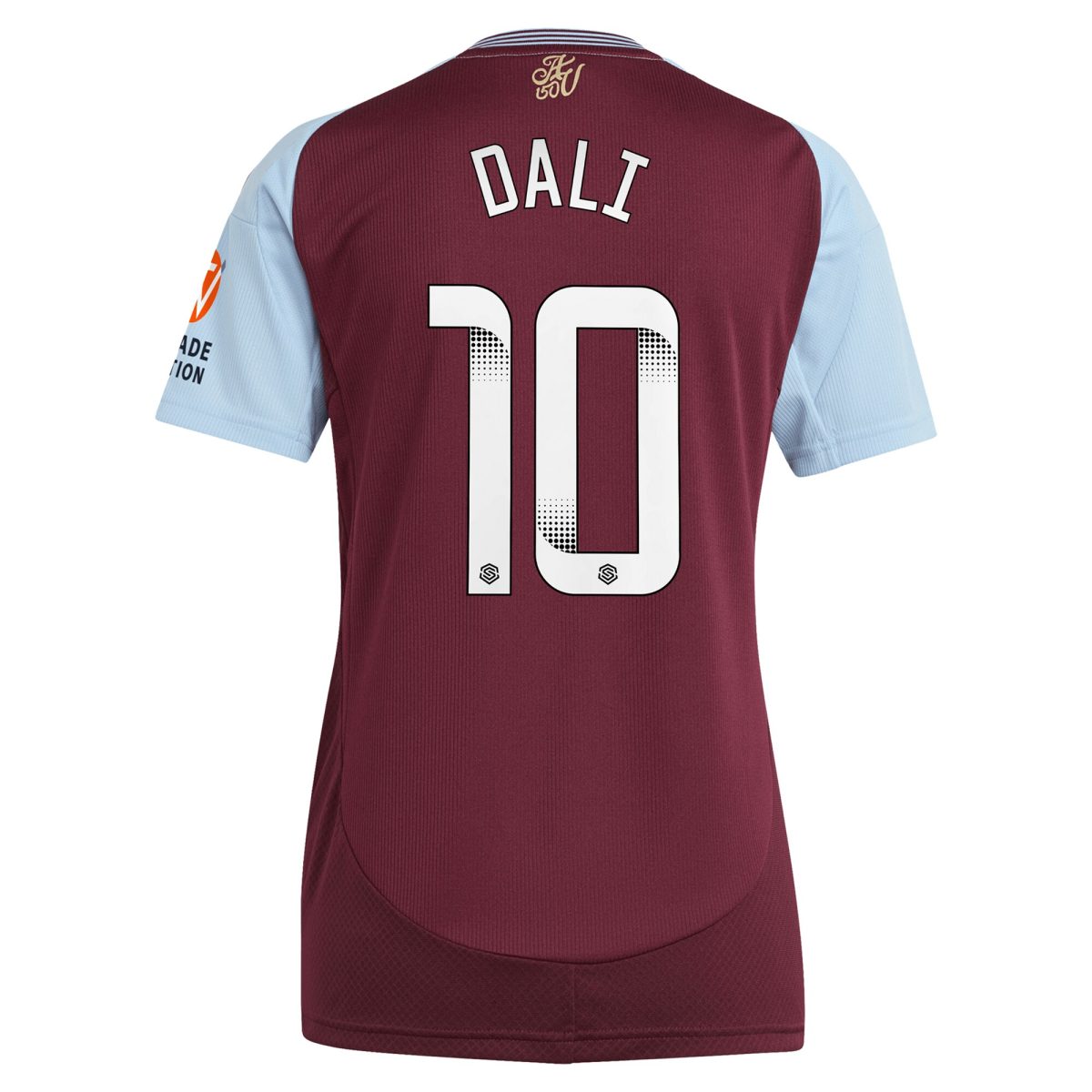 aston villa wsl adidas home shirt 2024-25 – womens with dali 10 printing Collection | Official Aston Villa FC Gear Online