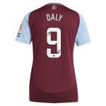 aston villa wsl adidas home shirt 2024-25 – womens with daly 9 printing Collection | Official Aston Villa FC Gear Online