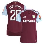 aston villa wsl adidas home shirt 2024-25 – womens with gabi nunes 28 printing Collection | Official Aston Villa FC Gear Online