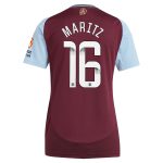 aston villa wsl adidas home shirt 2024-25 – womens with maritz 26 printing Collection | Official Aston Villa FC Gear Online