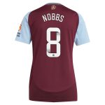 aston villa wsl adidas home shirt 2024-25 – womens with nobbs 8 printing Collection | Official Aston Villa FC Gear Online