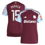 aston villa wsl adidas home shirt 2024-25 – womens with parker 15 printing Collection | Official Aston Villa FC Gear Online