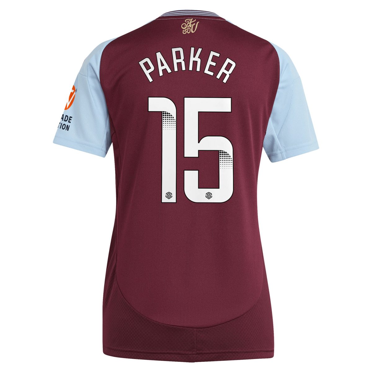 aston villa wsl adidas home shirt 2024-25 – womens with parker 15 printing Collection | Official Aston Villa FC Gear Online