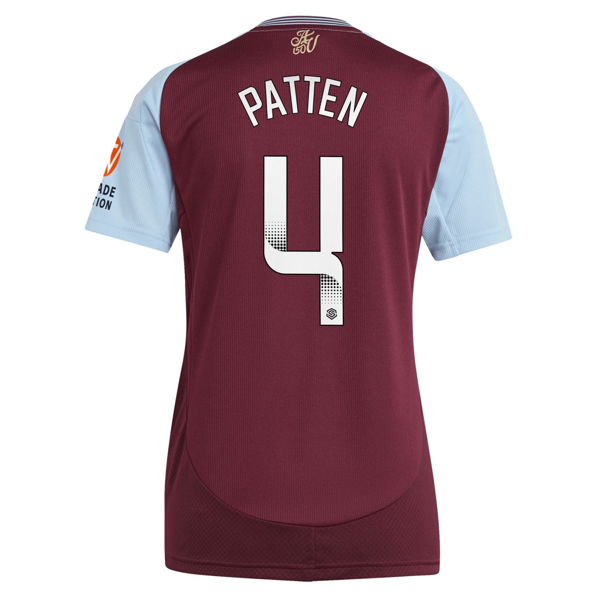 aston villa wsl adidas home shirt 2024-25 – womens with patten 4 printing Collection | Official Aston Villa FC Gear Online