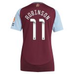 aston villa wsl adidas home shirt 2024-25 – womens with robinson 11 printing Collection | Official Aston Villa FC Gear Online