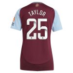 aston villa wsl adidas home shirt 2024-25 – womens with taylor 25 printing Collection | Official Aston Villa FC Gear Online